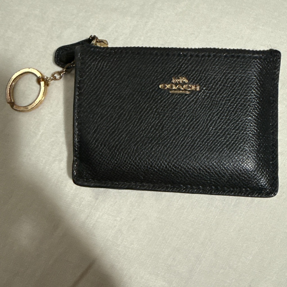 Coach wallet with key ring